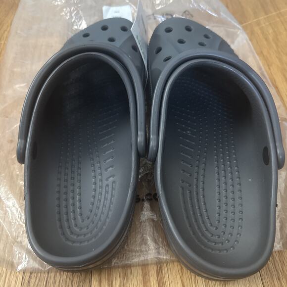 NEW Crocs Baya Clog Sandal for Unisex Adult, Graphite Mens Sz 10 or Womens Sz 12